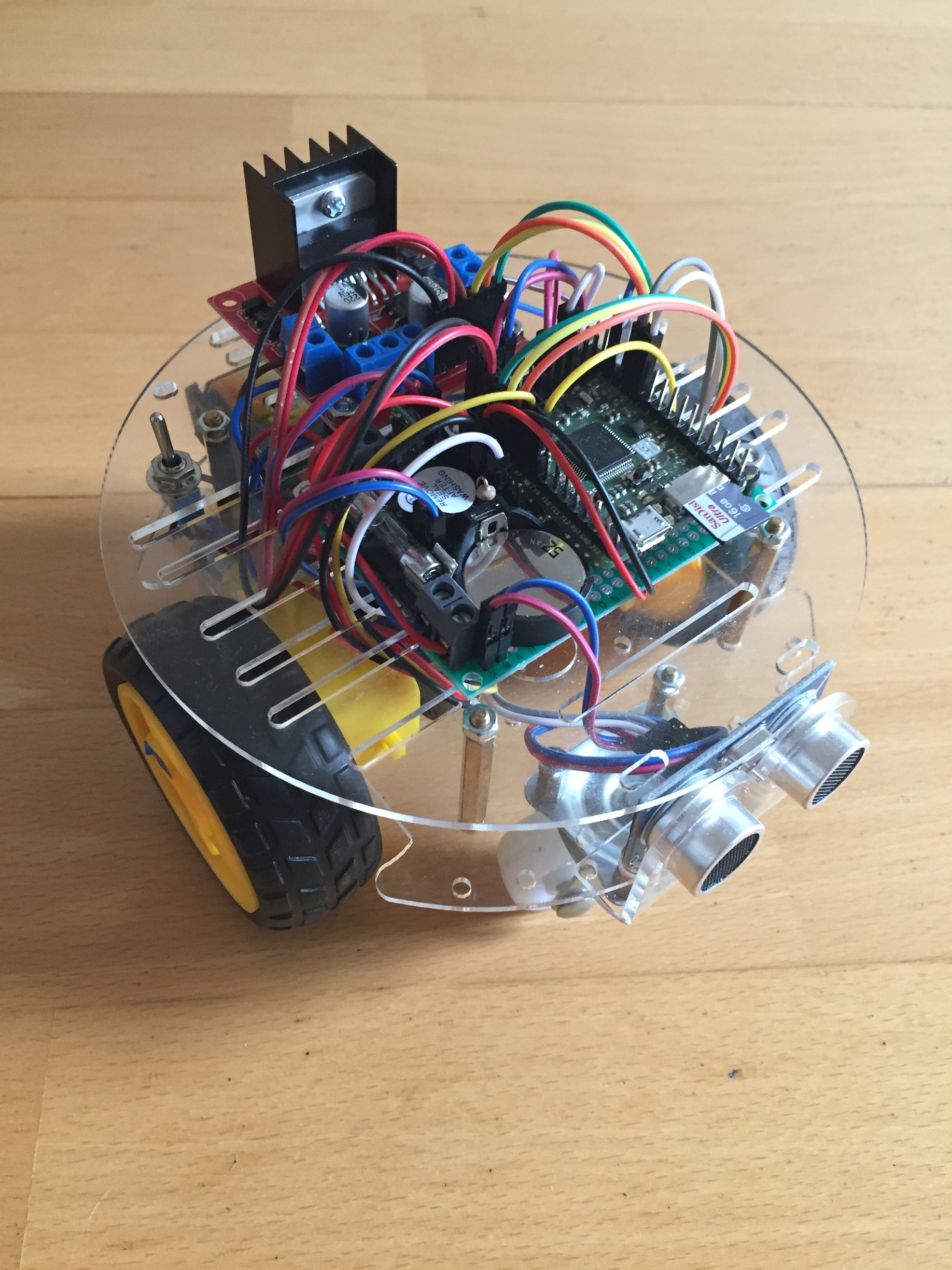 My uPyBot Micro Python Robot Photo